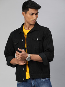 Full Sleeve Washed Men Denim Jacket 