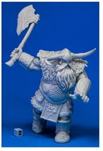 1 x man-beast axe-bones reaper figurine rpg rpg the beastman axe horn 77253