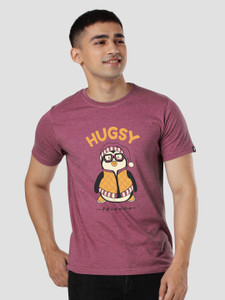 The Souled Store Printed Men Round Neck 