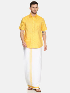 Ramraj Cotton Men Shirt \u0026 Dhoti Set 