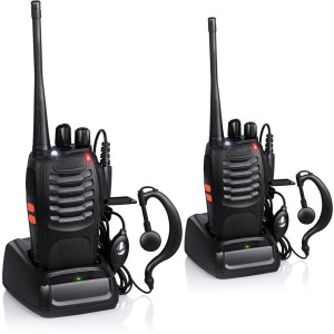 Baofeng 2pcs Baofeng BF-888s UHF CTCSS/DCS 16CH deux sens Radio Talkie-Walkie 400-470MHz 