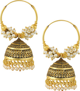 Flipkart Buy MEENAZ South indian Temple Moti jhumkas bali
