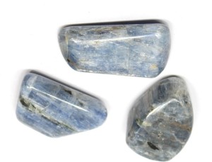1 x Blue Kyanite Crystal Tumbled Stone Tumblestone Healing Psychic Awareness 