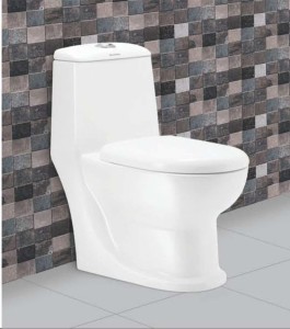 BM BELMONTE Ceramic Floor Mounted One Piece Western Toilet Water Closet