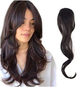 FIRSTLIKE 2Pcs Clip In Bangs Extensions Wave Side Bangs One Piece Side  Swept Bangs Hair Extension Price in India - Buy FIRSTLIKE 2Pcs Clip In Bangs  Extensions Wave Side Bangs One Piece