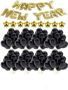 Heliumballong Happy new year staplad main image 1