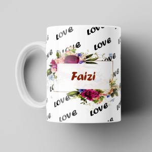 Beautum Love Faizi Romantic Name Ceramic Coffee Best Gift For Loved Ones  Model No:BNMLVY005534 Ceramic Coffee Mug Price in India - Buy Beautum Love  Faizi Romantic Name Ceramic Coffee Best Gift For