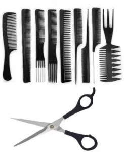 QKYPZO Professional Hair Styling Comb Set For Salon, Parlor And Personal  (Men & Women) And Scissor Fee Price in India - Buy QKYPZO Professional Hair  Styling Comb Set For Salon, Parlor And