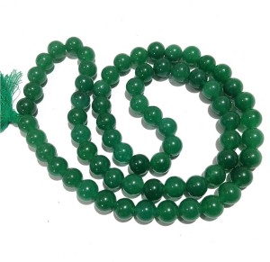 Green Jade Mala Stone Crystal 108 Beads Jap Necklace Reiki Healing Unisex 