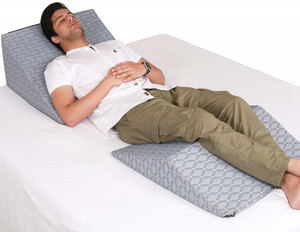 Angled bed pillows clearance