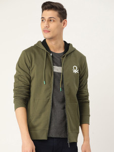 Regular Fit Hooded Neck Applique Sweatshirt - United Colors Of Benetton Store