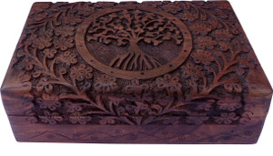 Magic Wooden Umbrella Puzzle Box - Handmade Mystery Keepsake Box With Secret Compartment
