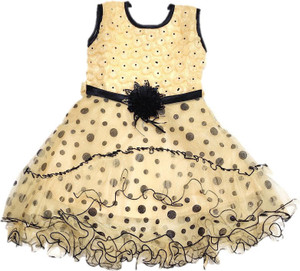 Baby Girls Midi/Knee Length Casual DressÂ 