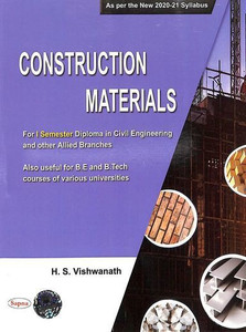Construction Materials For 1 Sem Diploma In Civil Engineering: Buy ...