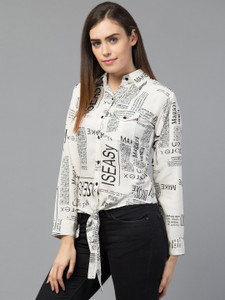 Moshe Casual Full Sleeve Printed Women 