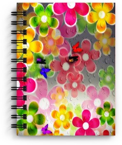 Handmade Designer Copybook With A Pink Cotton Cover For A Girl 