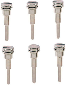 5Pcs Steel Mandrel With 6mm Shank For High Speed Cutting Discs Cut Off Wheels Compatible With Dremel Rotary Tools