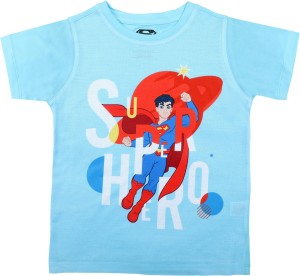  | Superman Boys Printed Polycotton T Shirt - Round Neck