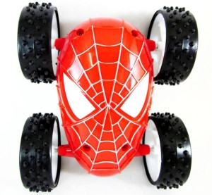 spiderman push car