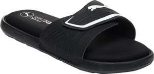 puma flip flops black colour