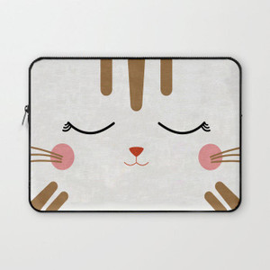Crazy Corner Sleeping White Cat Printed 
