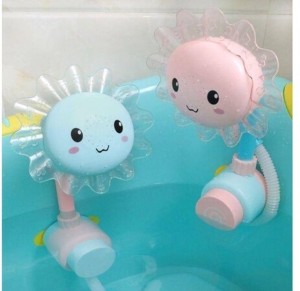 Sunflower Baby Shower Faucet Spout, Bathtub Water Faucet Toy