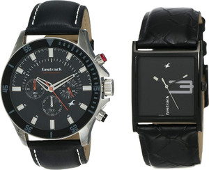 Fastrack Fastrack Party Analog Silver Dial Men Women s Couple