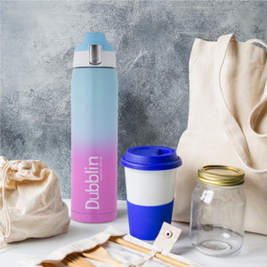 Dubblin Shade Double Wall Vacuum Insulated Water Bottle Keeps Hot Hrs Cold Hrs Ml