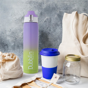 DUBBLIN Shade Double Wall Vacuum Insulated Water Bottle Keeps Hot Hrs Cold Hrs Ml