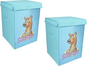 GAiNViEW Scooby doo Home Collapsible Storage Laundry Hamper Organizer Suitable for Living Room Toy House Baby Clothes Bedroom Nursery Canvas Basket Medium 