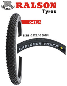 Copertone Ralson 29 X 2.10 – Nero Con Fianco Nero – Modello R-4152 Per MTB