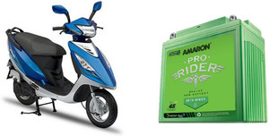 scooty amaron battery price