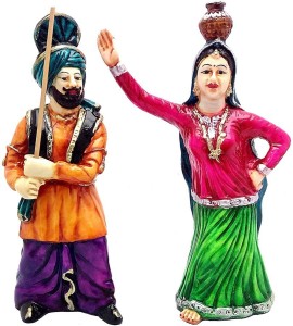 Details about   Set of 10 Idol Punjabi Bhangra Traditional Statue Cultural Figurine Indian Handi 