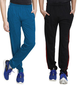 Black Track Pants - Buy TT Solid Men 