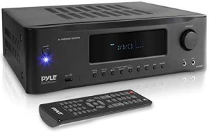 Output Pyle Upgraded TV Amplifier Receiver 4 RCA Inputs AM/FM Radio PT684BT 5.1 Channel Home Theater Amp Sound MP3/USB Reader HDMI Input Wireless Bluetooth Audio Hi-Fi System 