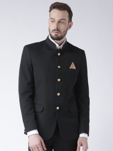 ban collar blazer