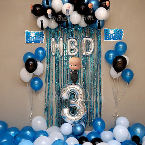 Flipkart.com | CherishX.com Solid Boss Baby Theme Kids 3rd Birthday ...
