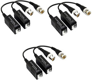 NE-TEK LATEST CCTV Camera BNC Male UTP CAT5 Video Balun Balloon ballun