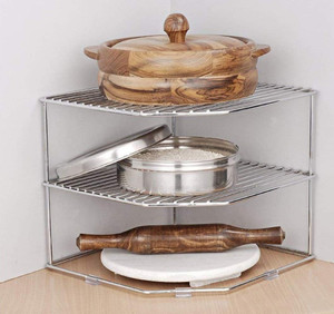 Sukanya Creation Utensil Kitchen Rack Steel Stainless Steel