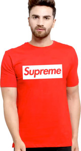 Supreme white and red shirt Clearance
