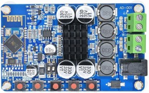 BIlinli TDA7492P AUX 50Wx2 Bluetooth4.0 Empfänger Digital Amplifier Board Acryl Fall 