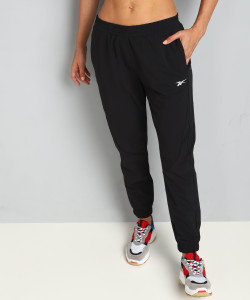 Buy REEBOK Solid Women Black Track Pants Online at Best Prices in India