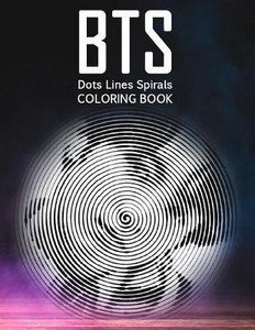 BTS dots lines spirals coloring book: Buy BTS dots lines spirals ...