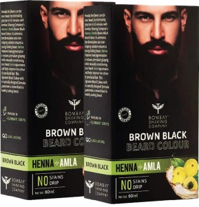 BOMBAY SHAVING COMPANY Beard Color For Men Black (Brown) Enriched with  Henna & Amla - Ammonia & Sulphate Free (120 ml) , Brown Black - Price in  India, Buy BOMBAY SHAVING COMPANY
