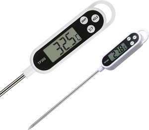 Digital Instant Read Thermometer with Long Probe,LCD Screen,Anti-Corrosion Best for Food Grill, Meat,Wine DYB Water Temperature Meter   Food Thermometer 