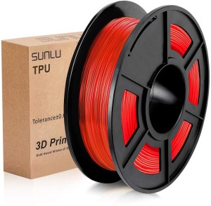 Black /-0.03mm SUNLU TPU Flexible Filament 1.75mm for 3D Printer 500g/Spool Dimensional Accuracy 