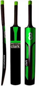 clark Black soft ball cricket bat Poplar Willow Cricket Bat For 15+ Yrs