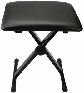 Adjustable Keyboard Stool X-Style Bench Tlingt Keyboard Bench Padded Seat Piano Bench 