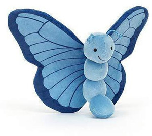 blue butterfly stuffed animal