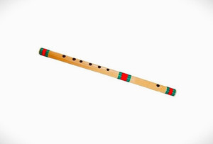 G Scale Natural Bamboo Bansuri Flute - 19 Inch Professional Quality For Beginners & Students 2 thumbnail image